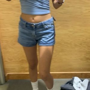 Polo Ralph Lauren denim shorts with side strip!